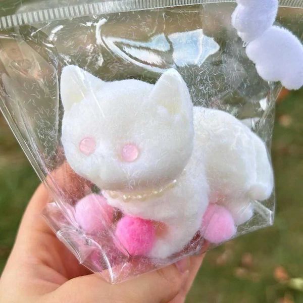 3D cat stress relief squeeze cat toy TPR relaxation toy squeeze and decompression toy W241204