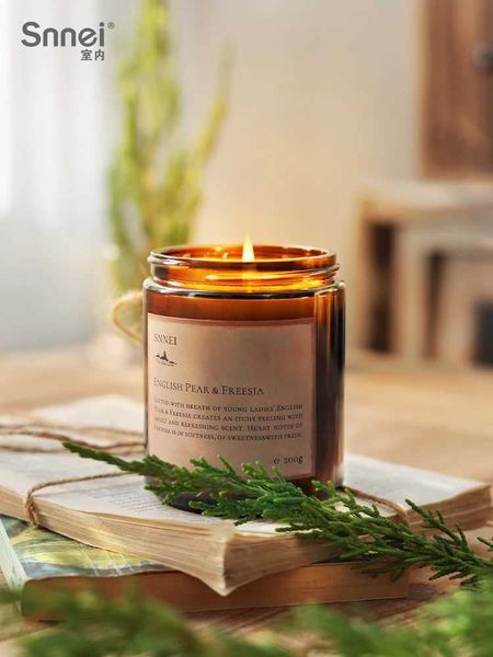 Candles Soy wax low-temperature essential oil scented candles bedroom cute scented girl CL241224