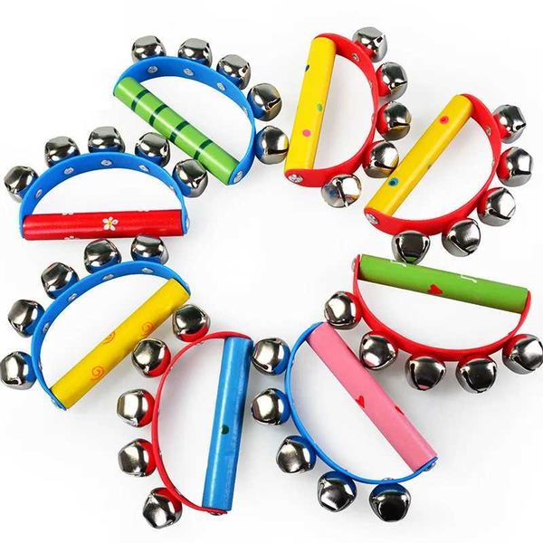 Baby Musical Toys Handbell Semicircle Rattle Toy Infant Music Instruments Ages 6 Months Up Training Listening ToyC250117