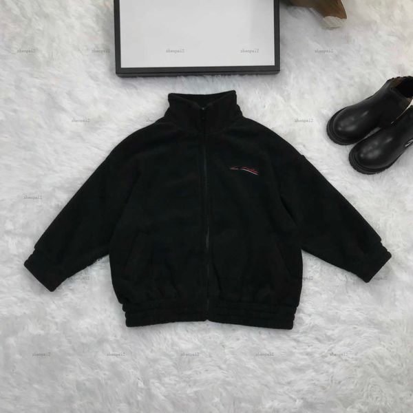 Luxury kids jacket designer Warm baby coat Size 100-150 toddler winter clothing Long sleeved zipper child Outerwear