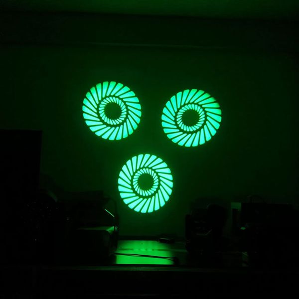 LED 90w RGBW Spot Light DMX512 Static Gobo + Dynamic Gobo Moving Head Light DJ -Bar -Party -Show -Stage Light LED Stage Machine