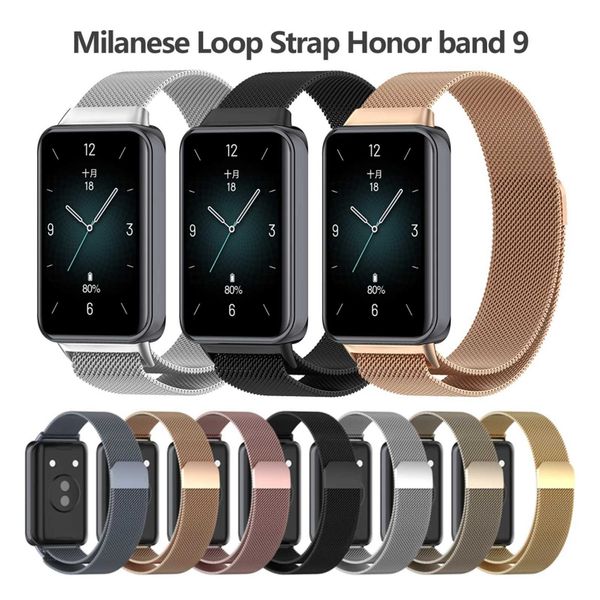 Honor Band 9 Metal Bracelet Stainless Steel Bracelet Honor Band 9 Magnetic Band Accessories M241115