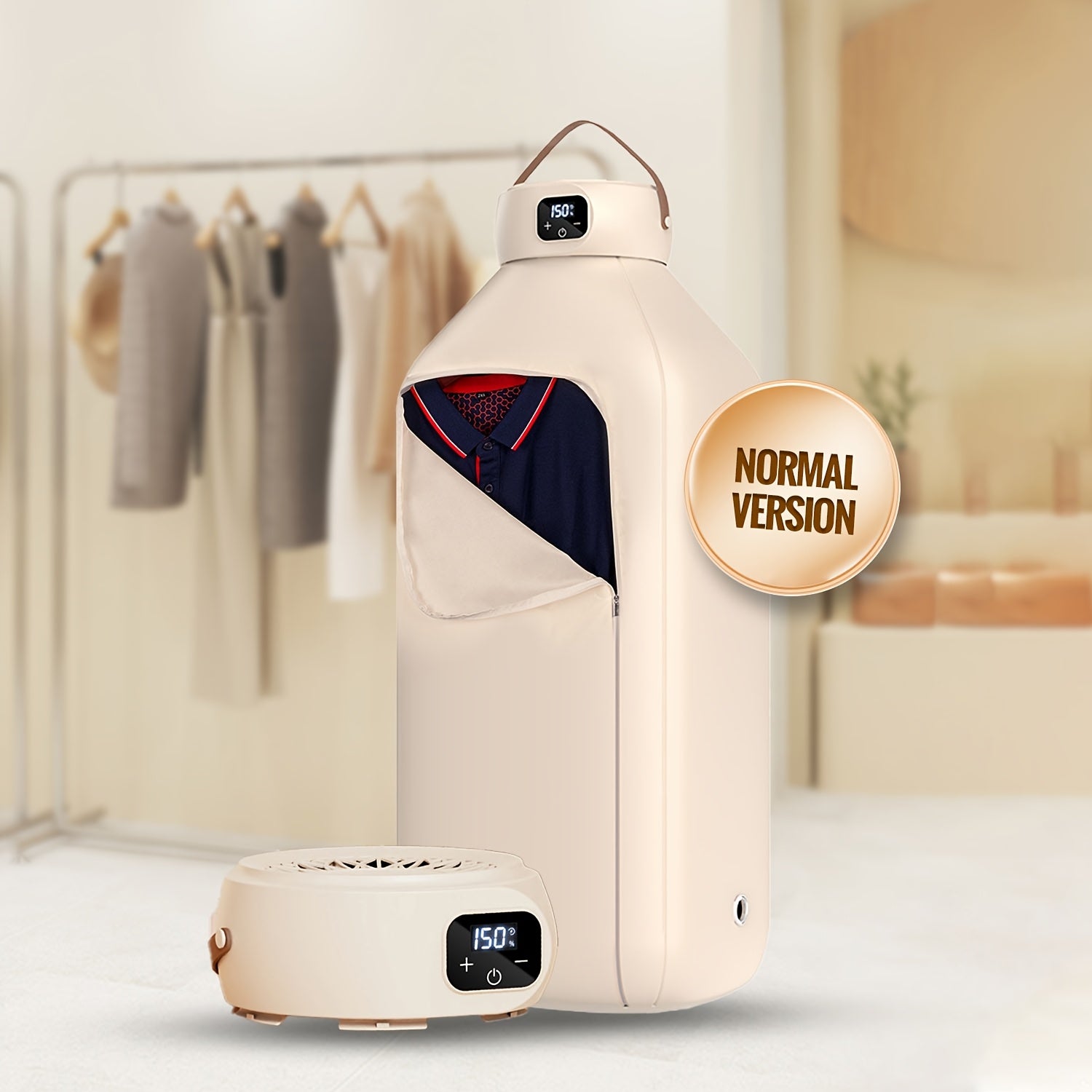 TEMU 2025 Summer New Style, Portable Clothes Dryer, Quick And Dryer Machine With Timing Function , With Dryer Bagcaravan Accessories Must Haves-