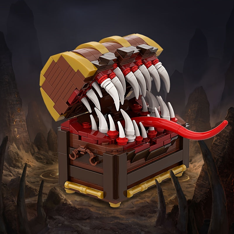 TEMU Mimic Building Kit - 329-piece D&d Monster Model For Tabletop Rpg, Halloween Decoration & Collector Display, Ideal Gift For Adults & Kids