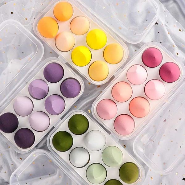 4-8pcs Makeup Sponge Blender Beauty Egg Makeup Puff Soft Base Sponge Puff Womens Makeup Accessories Beauty Tools M240826