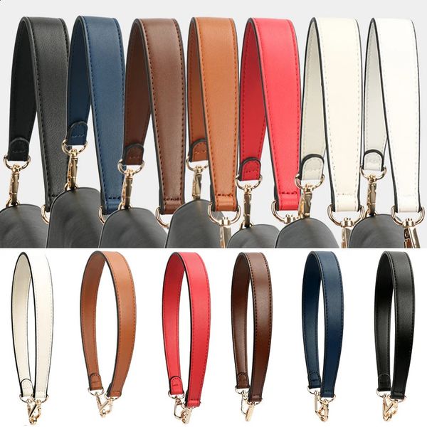 Solid Color Leather Handbag Strap Short Shoulder Bag Belt Replacement Handle Fashion Armpit Hand Carry Accessories 250108