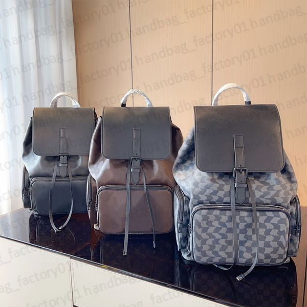 Designer Backpack Mens Fashion Luxury School Bags Casual Business Leather Backpacks Classic Letters High-Capacity Luxurys Shopping Bag 41cm