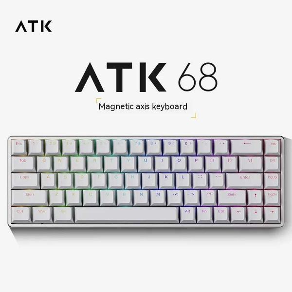 ATK ATK68 Keyboard Magnetic Switch Gaming Keyboard SMART SPEED X Quick Trigger Aluminum Alloy Mechanical Keyboard RGB PC GamerM240715