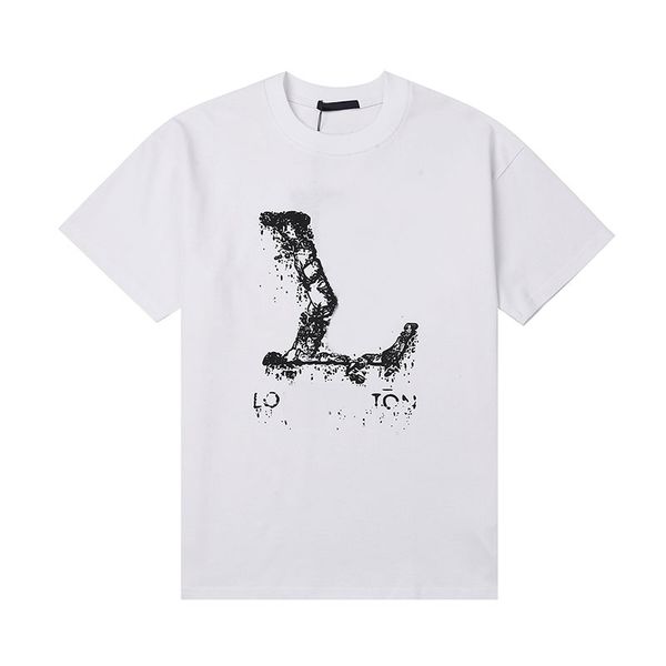 Designer T Shirt Mens Luxury Brand Women New Summer Basketball Graphic Casual Plain Boy Shirt Short Crop Oversized Cotton Luxe Lady Clothing