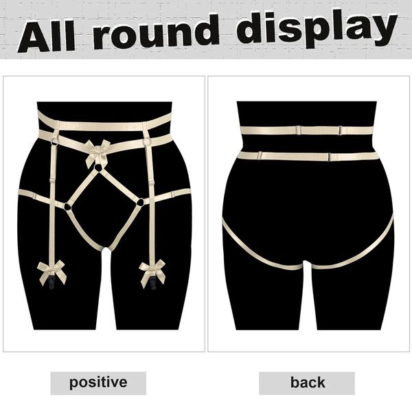 Suspender Leg Garters Sword Belt Gothic Harness Fashion Punk Accessories Plus Size Lingerie Busty Womens Festival Rave Wear250103