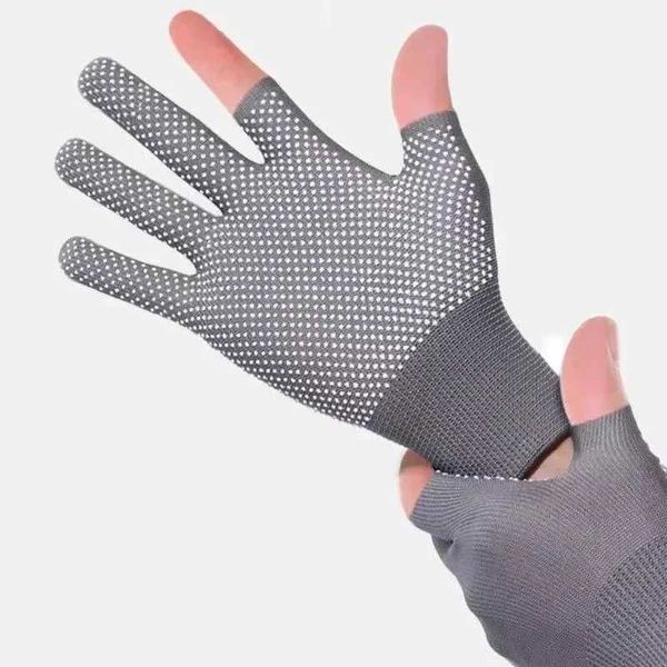 Sports Gloves Cycling Gloves Summer Sunscreen Dot Anti-Slip Riding Outdoor Sports Half Finger Gloves Breathable MTB Bike Bicycle Gloves z241