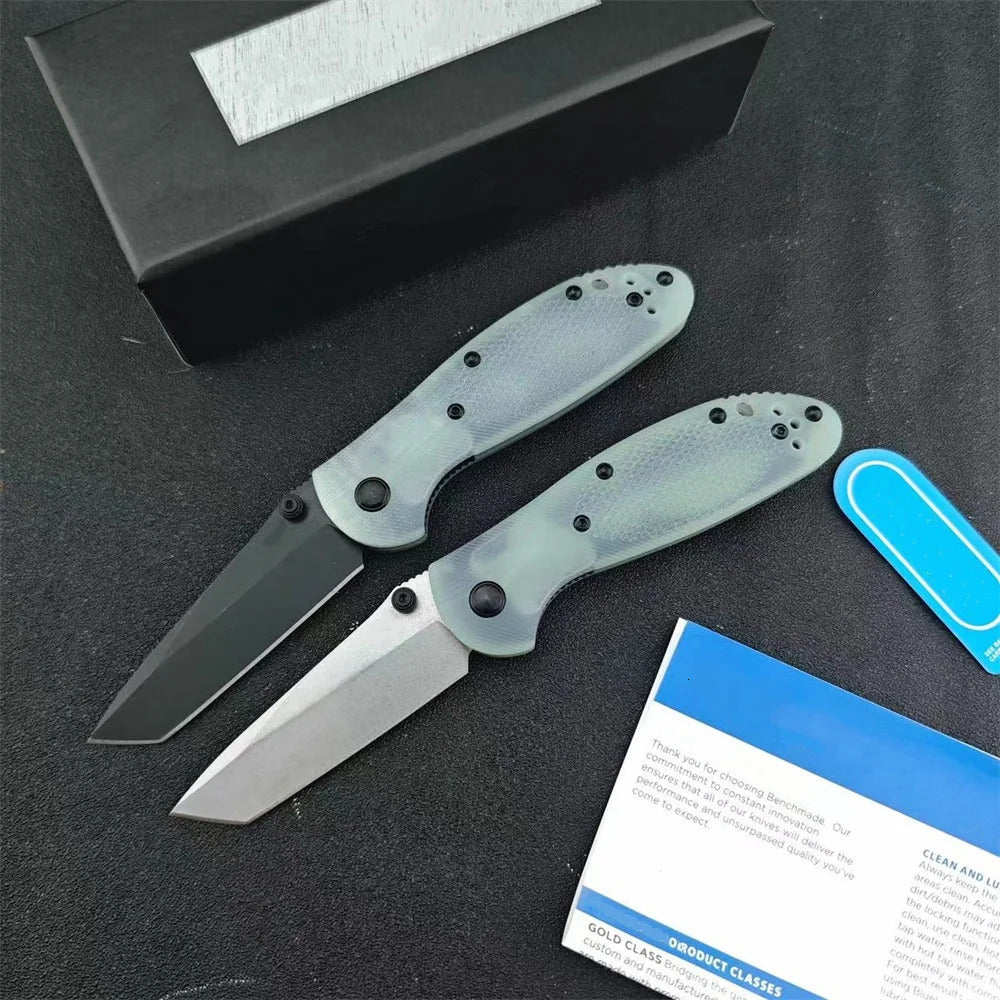 BM 577 Mini Griptilian Folding Knife D2 Tanto Blade G10 Handle EDC Hand Tool Outdoor Survival Rescue Protable Knife