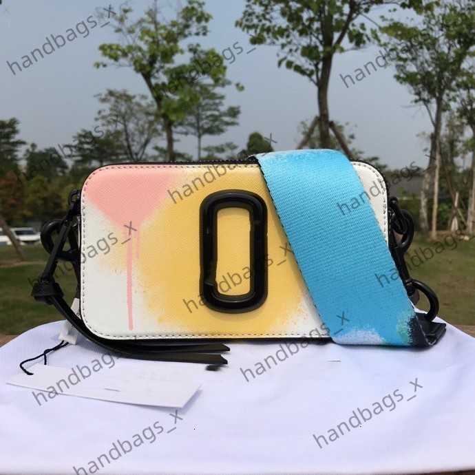 designer bag MA Bag Colorful Candy Camera Bag Hyun Yafeng Gradient Rainbow College Students Shopping and Commuting One Shoulder Crossbody Small Squa