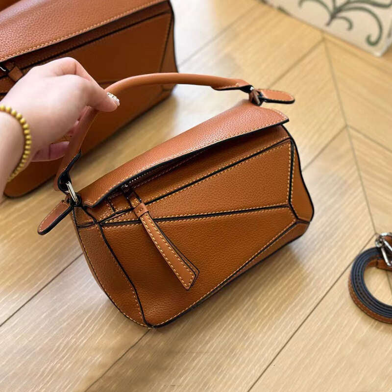 19cm-23cm Designer Womens Tote Bags Crossbody Bags Fashion Puzzles Mini Soft Leather High Quality Lady Handbags Cross Body Cowhide