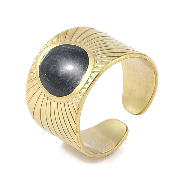 Bagues ovales en acier inoxydable 304 avec placage ionique (IP)