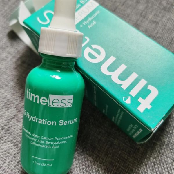 Timeless Serum Skin Care B5 Hydration Time less 20% 10% Vitamin C Q10 30ml Face care serum essence VE Ferulic Acid Moisturize Lotion Free Sh