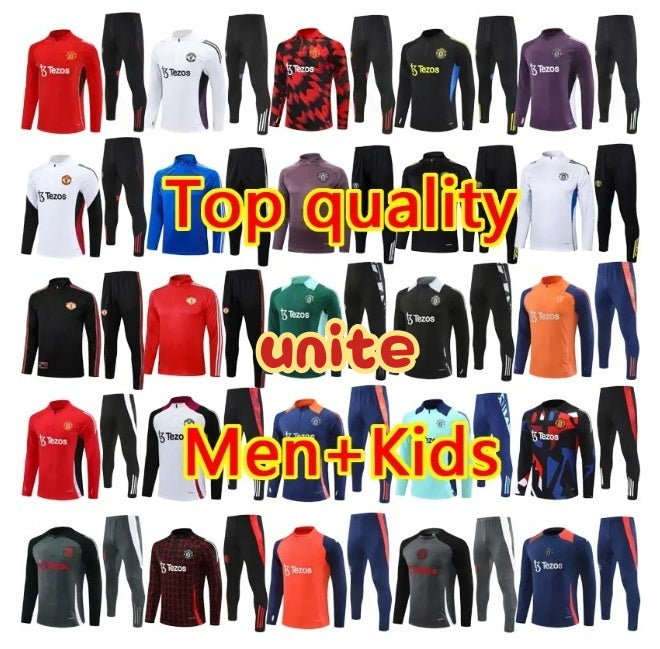 25 26 man unite football Tracksuits chandal manchesteers unted soccer training MBEUMO HOJLUND MARTINEZ CASEMIRO MAINOO MOUNT B. FERNANES jacket men