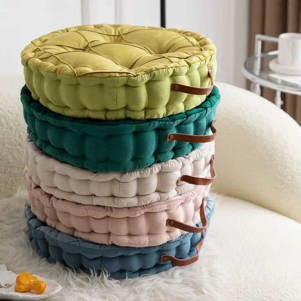 Round Pouf tatami mat pillow floor mat soft seat pillow mat throw pillow mat household sofa tatami mat 40x40cm X241022