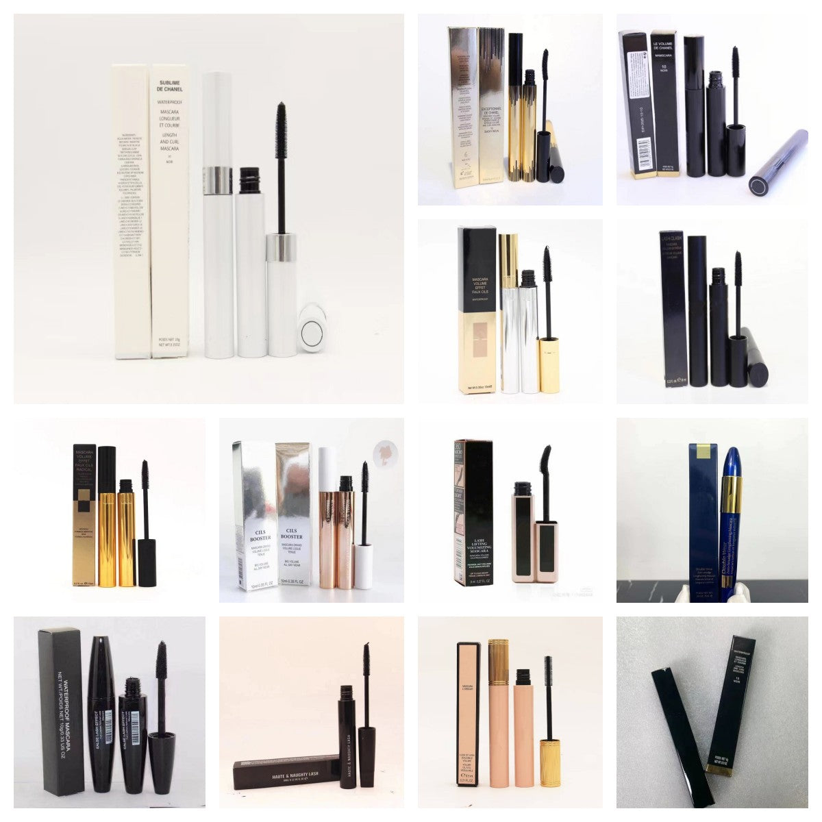 Brand Mascara Eye Beauty Makeup WaterProof Mascara Tool Volume Length And Long Lasting Mascara Black Colors Cruling Thick Mascara