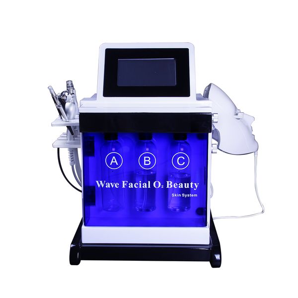 spa oxygen spray facial skin care pdt led 7 colour light face mask machine Dermabrasion Deep Cleansing Facial Machine