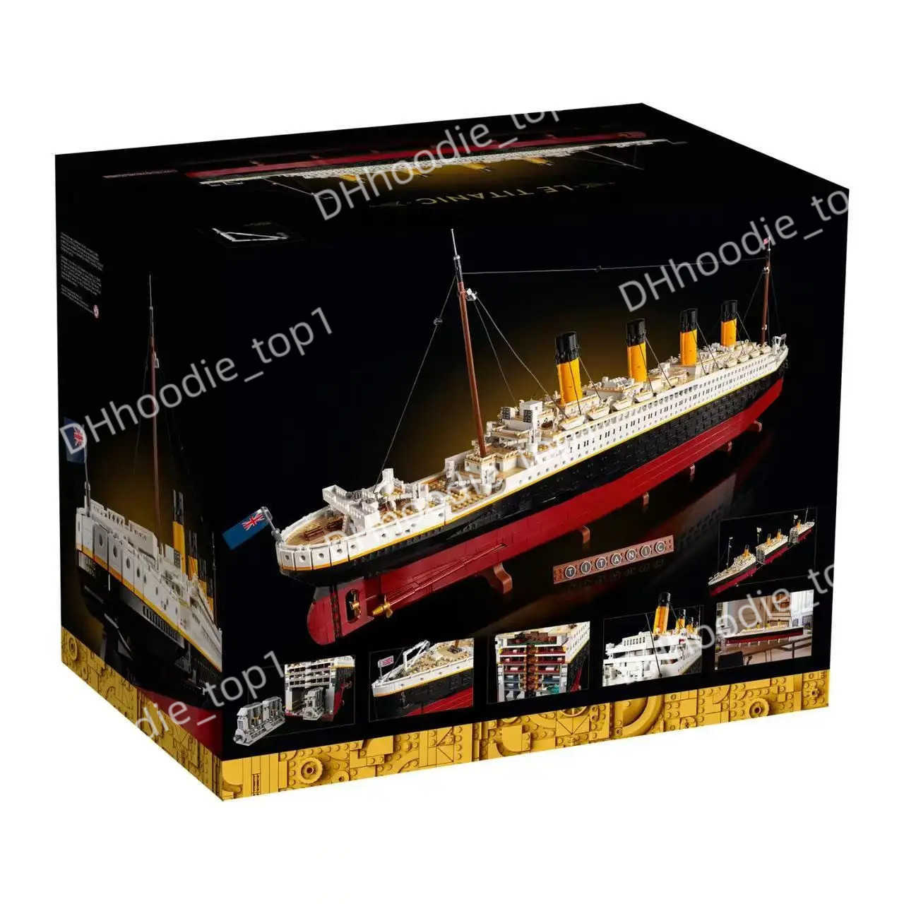 Creative mega cruise ship 10294 Titanic building block toy model building kit 9090 pieces educational toys Christmas gifts and b T250630