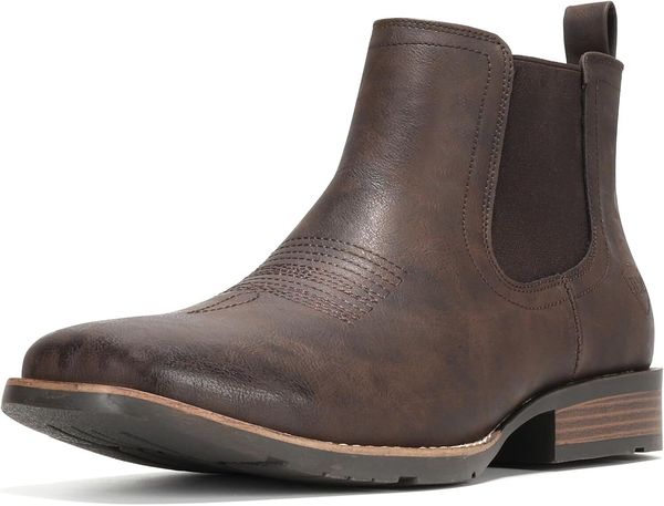 Cowboy Boots For Men Ankle Boots Western Boot Casual Dress Slip On Men Shoes