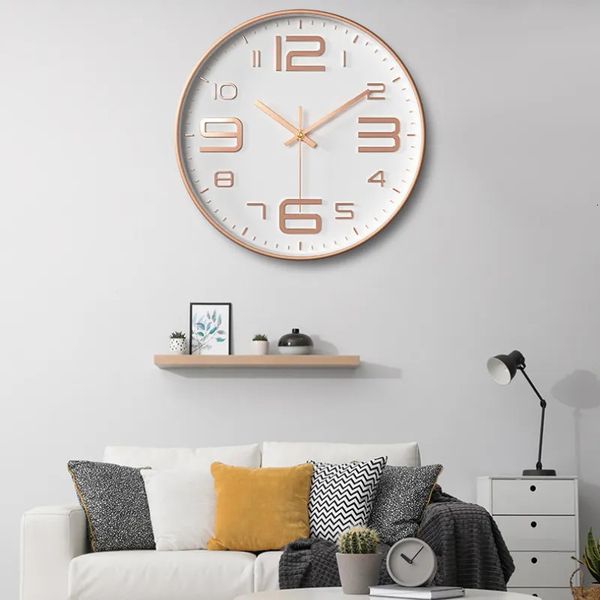 Wall Clocks Wall Clocks Wall Clocks Household Living Modern Decoration Item Minimalist Mounted Clock Room Creative Sticker Office 230921 S24