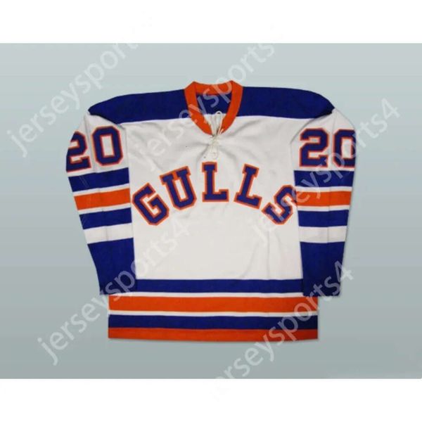 Gdsir Custom WILLIE O&#039;REE SAN DIEGO GULLS OLD SCHOOL HOCKEY JERSEY NEW Top Ed S-M-L-XL-XXL-3XL-4XL-5XL-6XL