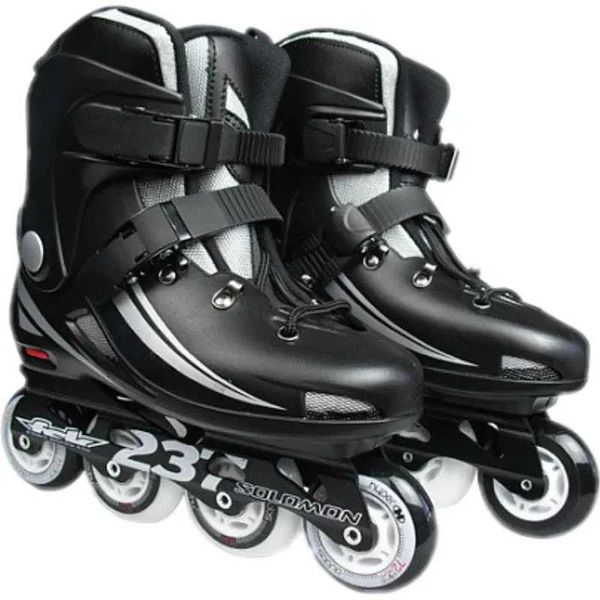 Inline Roller Skates Inline Skate ShoesFlat Roller Skating Beginner Adult Roller Skate Shoe Sliding Patins Size 35-44 Women Men Sneaker Flat