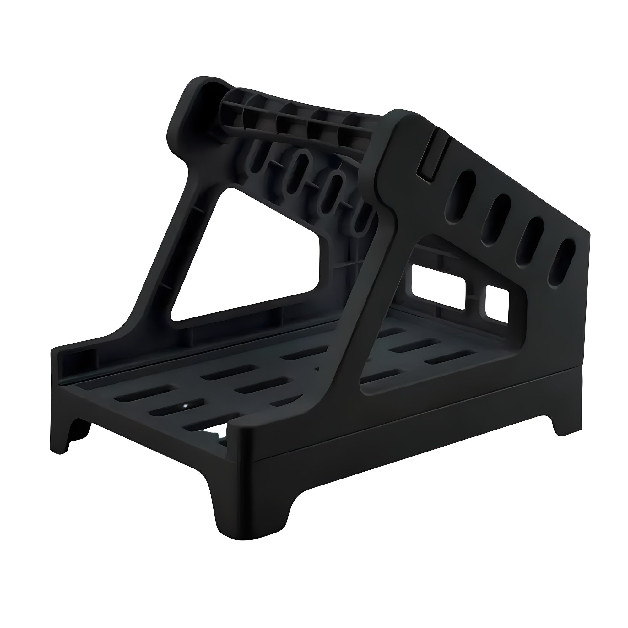 TEMU Thermal Label Holder For Desktop Printers - Easy Assembly, Abs Material, Supports Roll & Labels .08" X 4.33", Ideal For Home Office & Business