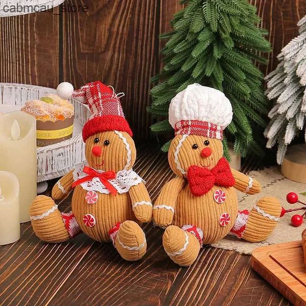 Man Decorations Gingerbread Tree Doll Cookie Christmas New Year Holiday Decoration Pendant L240910