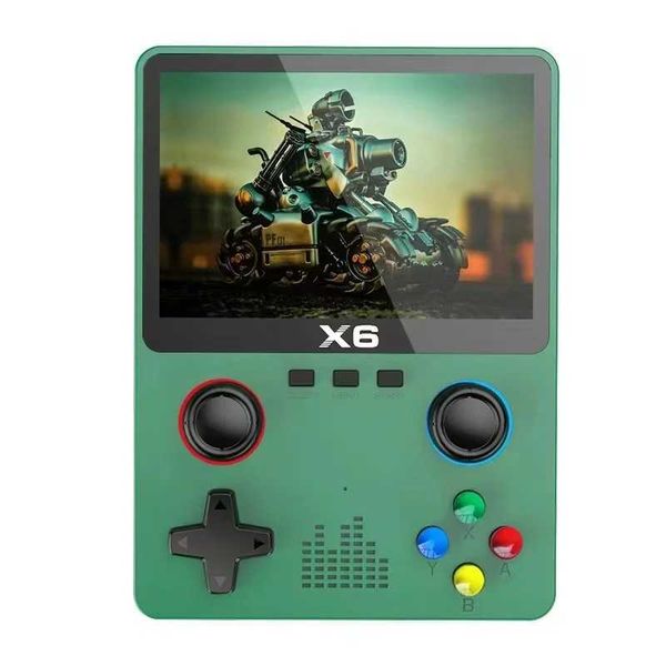 Game machine New Video Game Consoles X6 3.5Inch IPS Sn Handheld Game Player Dual Joystick 11Simators GBA Video Game Console for Kids Z241113