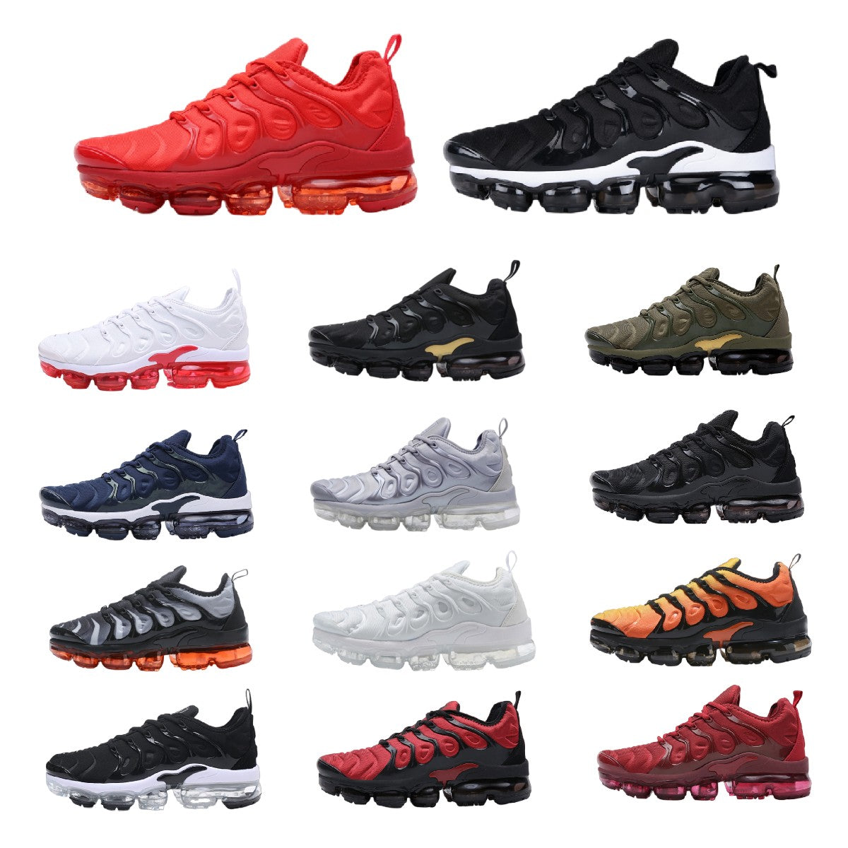 TN plus Running shoes Men Women Tennis Ball University Blue Triple Black Coquettish Purple Yolk Bubblegum Cherry tns mens trainers outdoor sports sn
