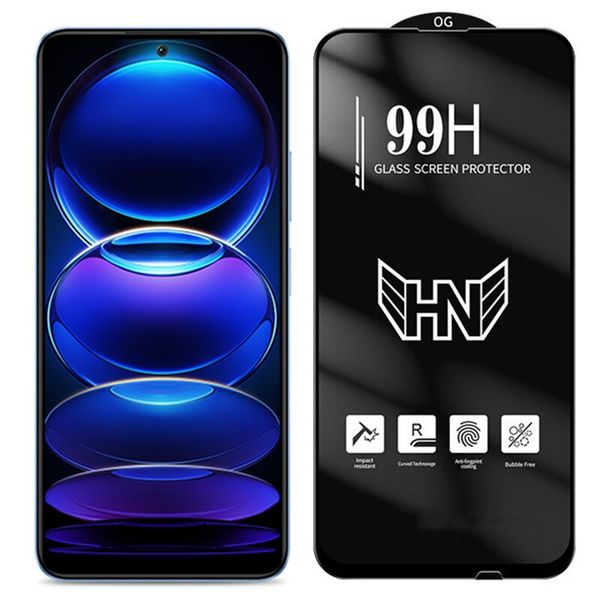 99H Tempered Glass Curved Full Glue Cover Screen Protector Film For iPhone 16 15 14 Pro Max 13 Mini 12 11 XS XR X 8 7 6 Plus SE