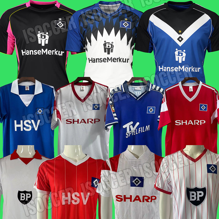 25 26 Hamburger SV Soccer Jerseys 2025 2026 HSV men Kids kit football shirts Retro 74 75 79 80 81 83 84 85 86 87 88 89 92 93 98 99 00 01 vintage Ham