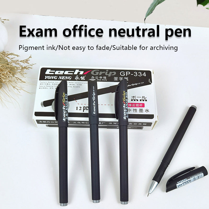 Spray-Glue Durable Logo Gel Pens for Exam Writings - Packs of 12