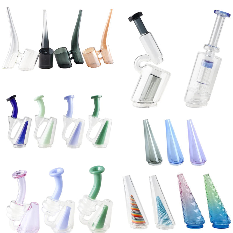 new peak peak pro colored glass bubbler gravity bong smoking hand pipe replacement attachment Dab Rig Water Bongs