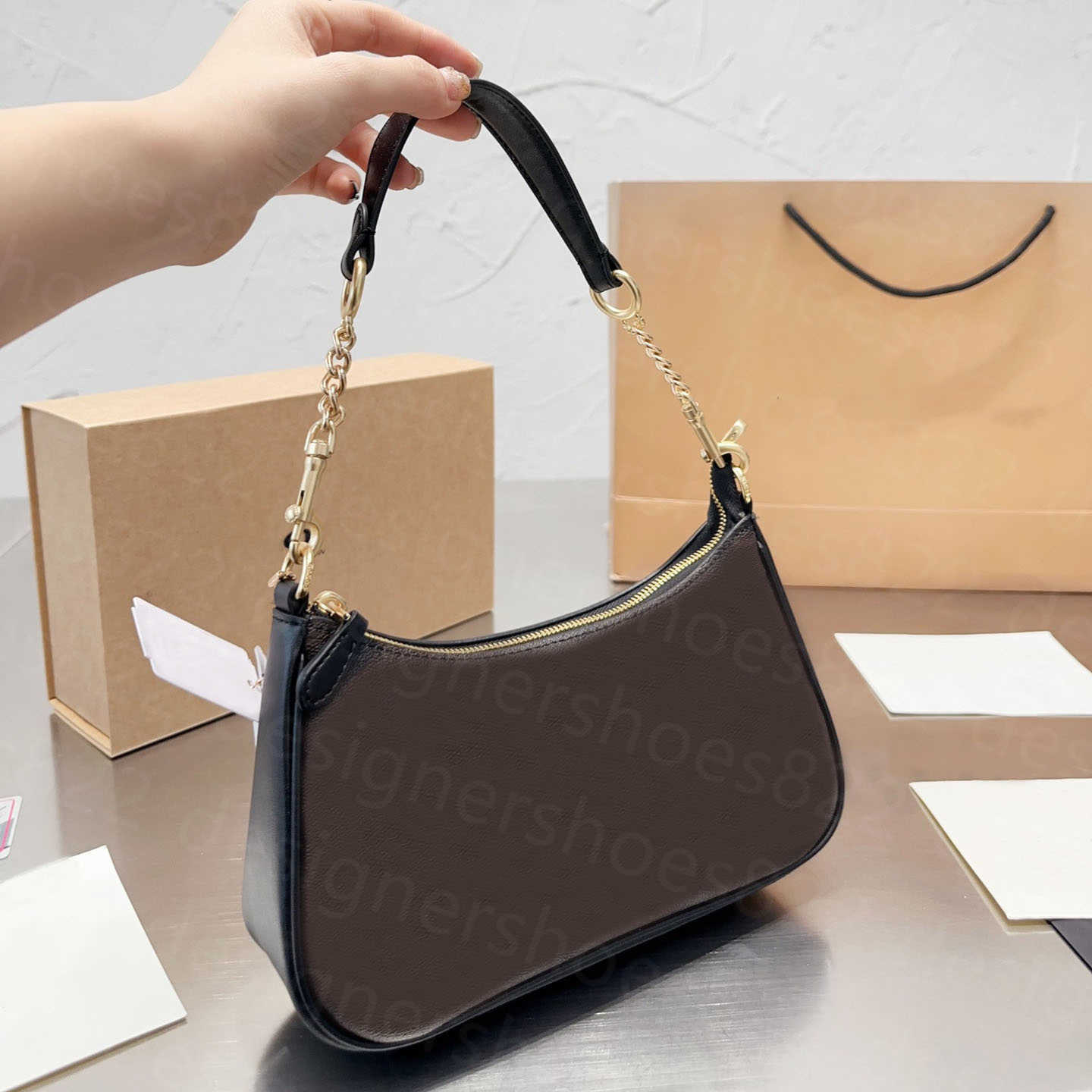 Evening Bags shoulder Swinger Women Axillary Bag Handbag Purse es 2 Straps Old Flower Top Quality Flap Tote Bags Distress wallets