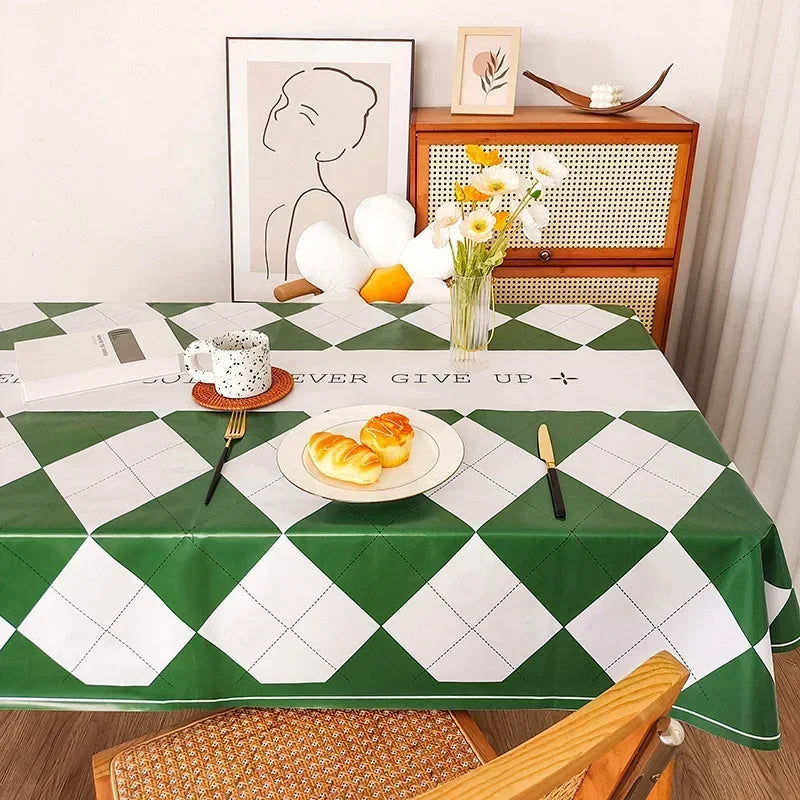 Mantel Antimanchas Impermeable Tela Simple Modern Student Desk Rectangular Table Cloth Coffee Cushion FDXH01