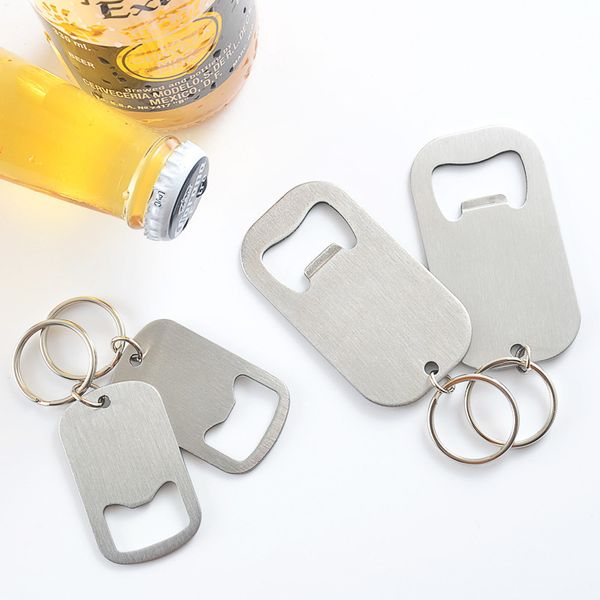 Drink Opener Stainless Steel Bottle Poker A Opener Simple And Fashionable Keychain Home Hotel Beer Cap Remover Kitchen Tools