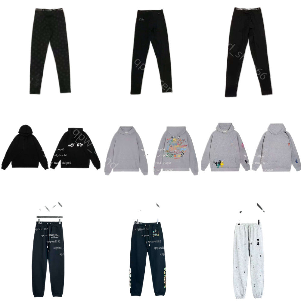 high quality chromed lenggings designer tight pants brand hoodies cotton luxuryuu leggings women hiphop chromed tracksuit casual legging chromed swe