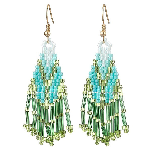 3 paire de boucles d'oreilles pendantes bohèmes en acier inoxydable 304