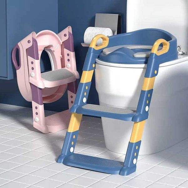 Potties Seats Baby Toilet Folding Stand Pedal Stairs New Baby Toilet Auxiliary Ladder Baby Toilet Training Basin Q241016
