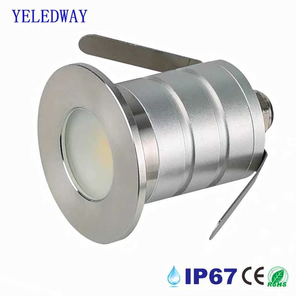 IP67 Waterproof LED underground Light 3W Outdoor Ground Garden Path Floor Buried Lamp Yard Spot Landscape Recessed Deck Lighting CL240813