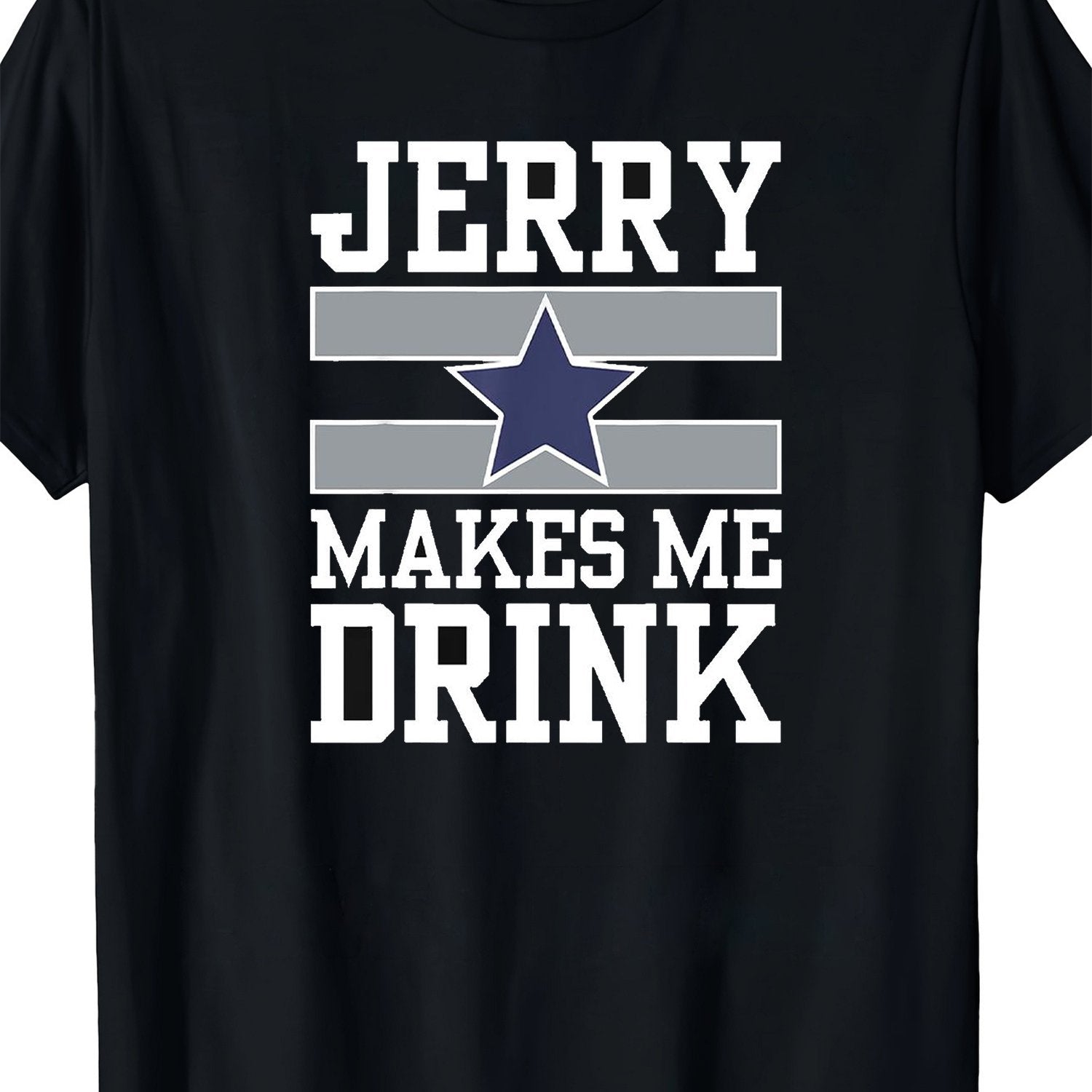 TEMU Men's " Drink" Graphic T-shirt - 100% Cotton Short Sleeve Crew Neck Tee With White Print & - Casual & Party Wear For Birthdays, Holidays, Sports