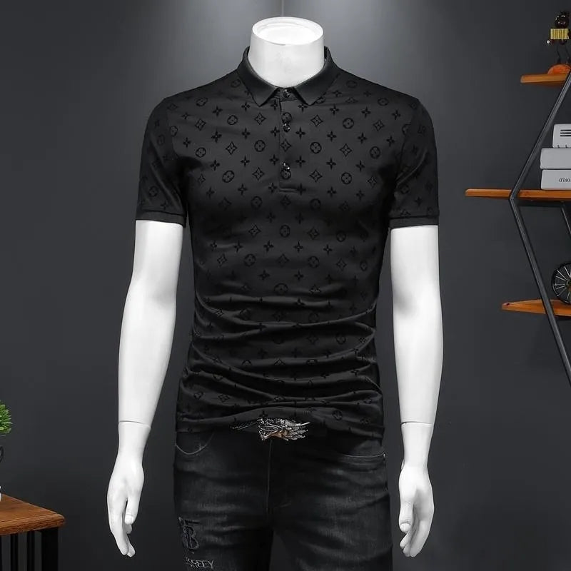 High Quality TEE Polo T-shirt Designer Luxury Fashion M-4XL Mens Slim Fit Breathable Short Sleeve Polo Shirts Casual TopsTee Clothing