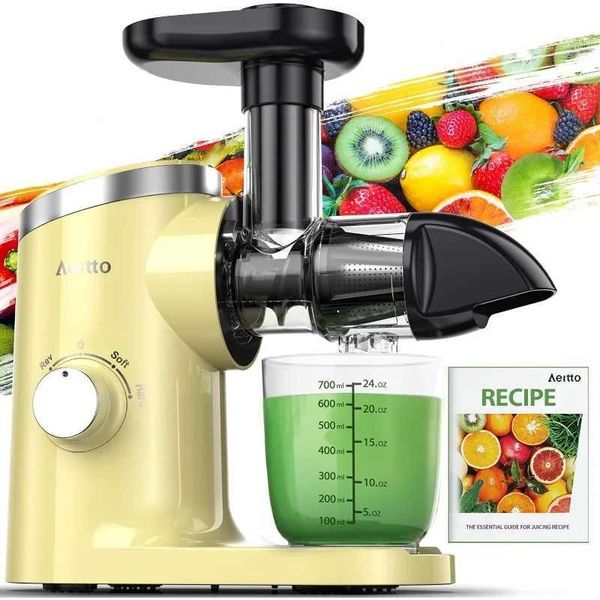 Aeitto juicer cold juicer Masticating juicer Celery juicer with three modes reverse function and quiet motor B240809
