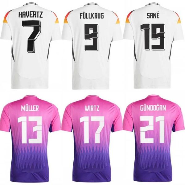 2024 Germany HAVERTZ Soccer Jerseys Mens GNABRY FULLKRUG GORETZKA KIMMICH Football Shirts Youth BRANDT MULLER WIRTZ HOFMANN SANE GUNDOGAN Na