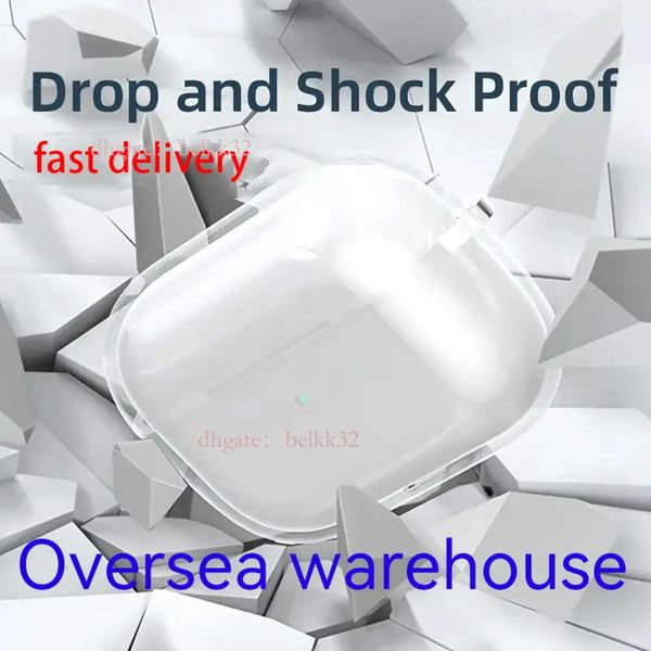 Silicon Material Shockproof Case for Pro 2 2nd Generation Airpod 3 Pros Headphone Accessories TPU Protective Cover Transparent Free Shipping
