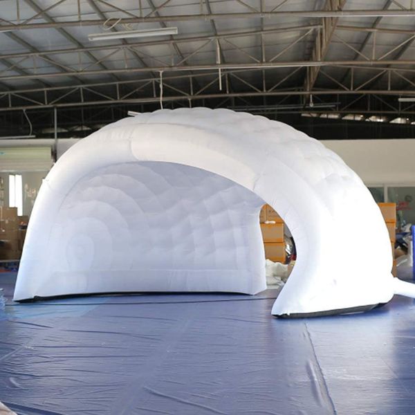 wholesale Portable Inflatable Dome Tent 8mWx3.5mH (26x11.5ft) Cover Structure with Air Blower for Event Party Stage Wedding Trade Show Exhib